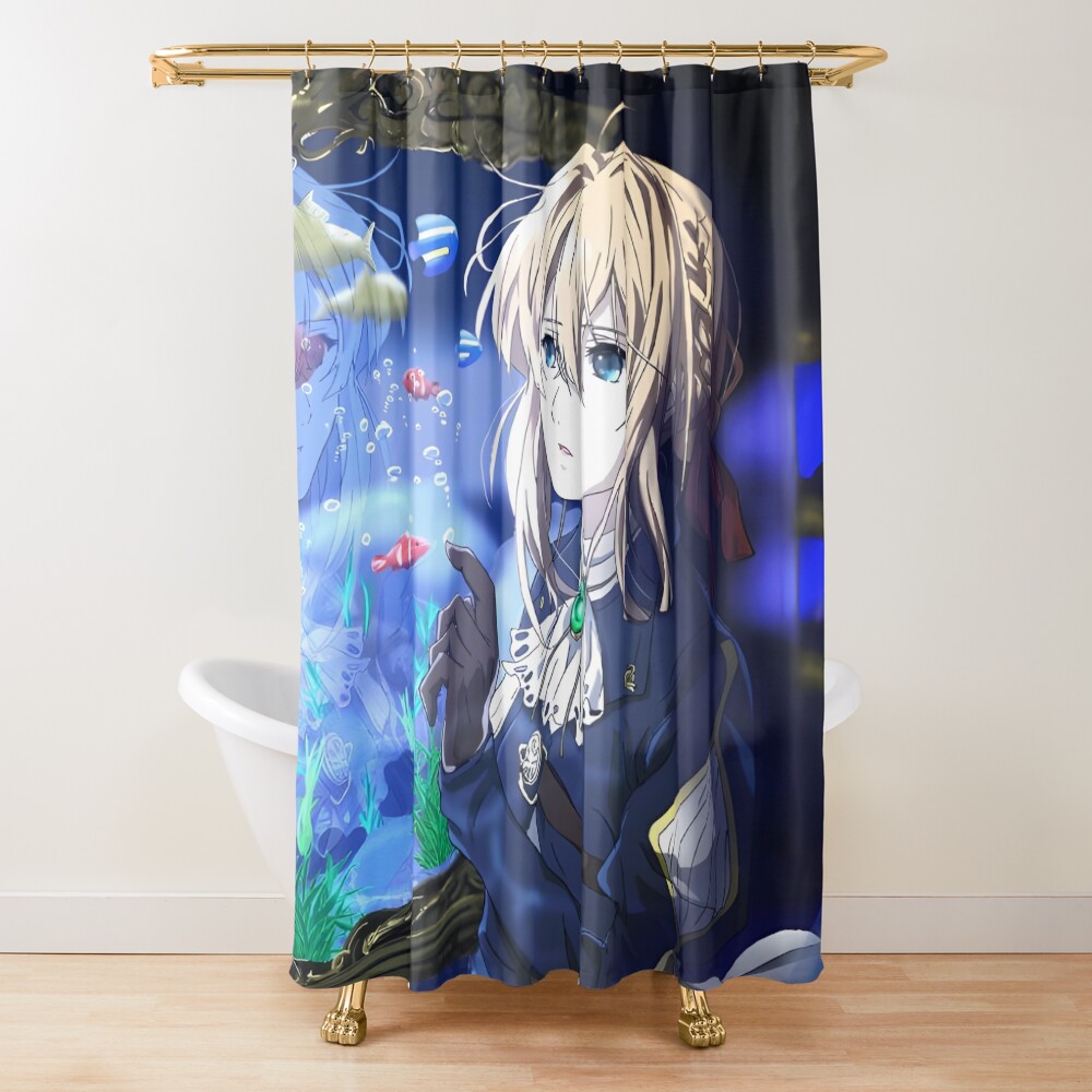 Violet Evergarden Beautiful Cover Photo Shower Curtain