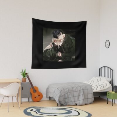 Violet Evergarden And Gilbert Retro Design Tapestry