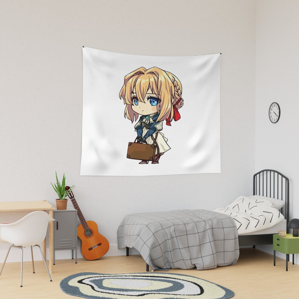 Violet Evergarden Chibi Violet Carrying Tapestry