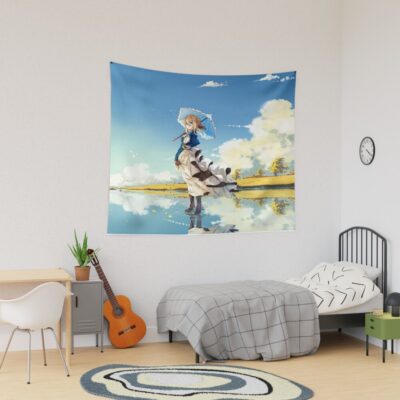 Anime Violet Evergarden Colorfull Tapestry