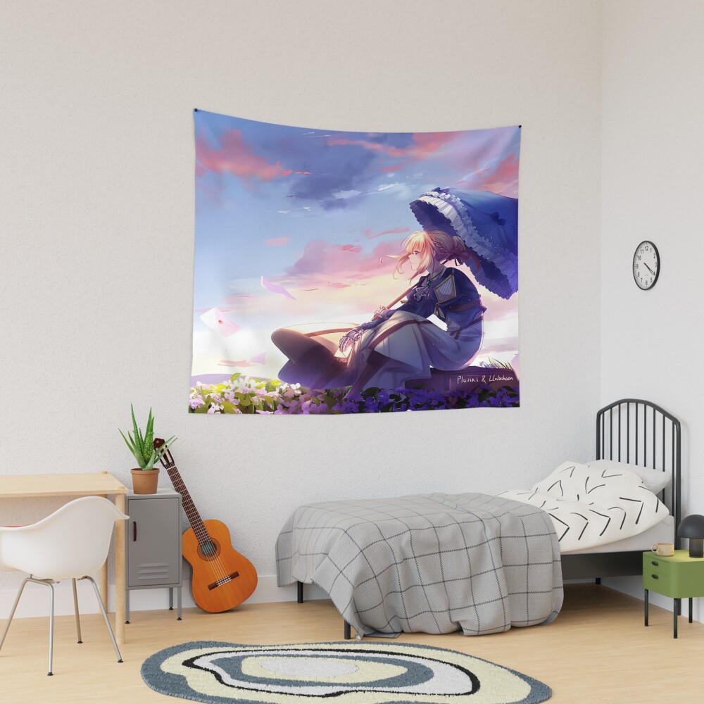 Violet Evergardan Beautiful Cover Image Tapestry