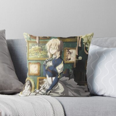 Violet Evergarden-violet Character Beautifull Throw Pillow