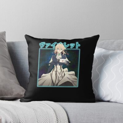 Violet Evergarden Emotional Storytelling Masterpiece Throw Pillow