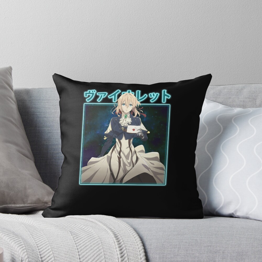 Violet Evergarden Emotional Storytelling Masterpiece Throw Pillow