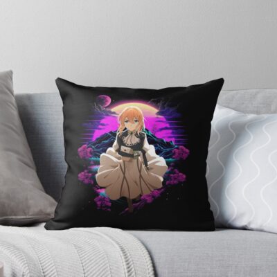 Violet Evergarden Touching Character Development Throw Pillow