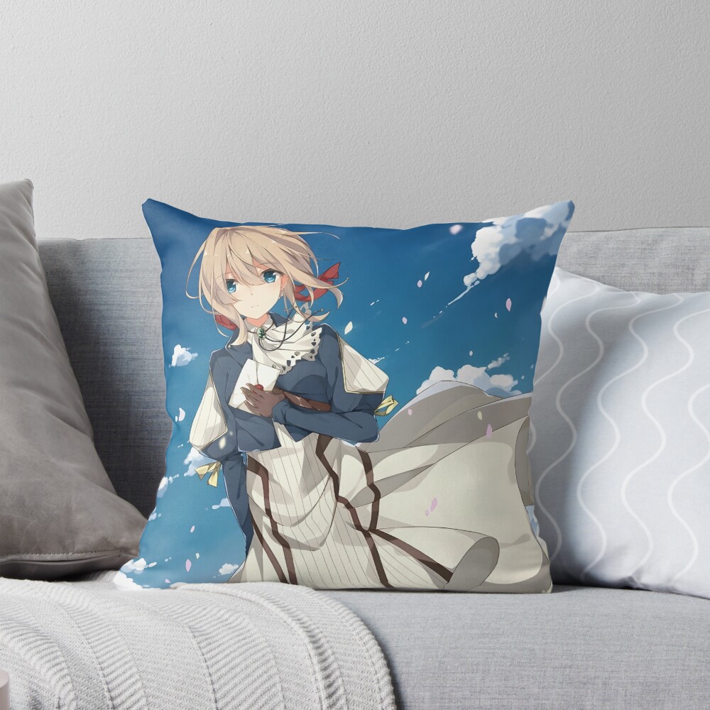 Best Selling Violet Evergarden Princess Throw Pillow