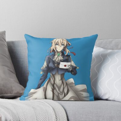 Best Selling Violet Evergarden - Violet Character Throw Pillow