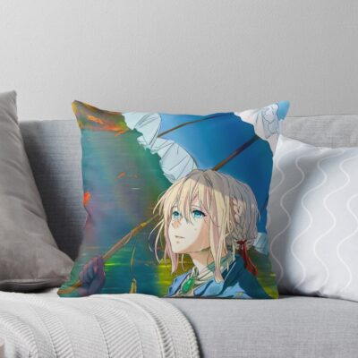 Hot Collection Violet Evergarden Colorfull Throw Pillow